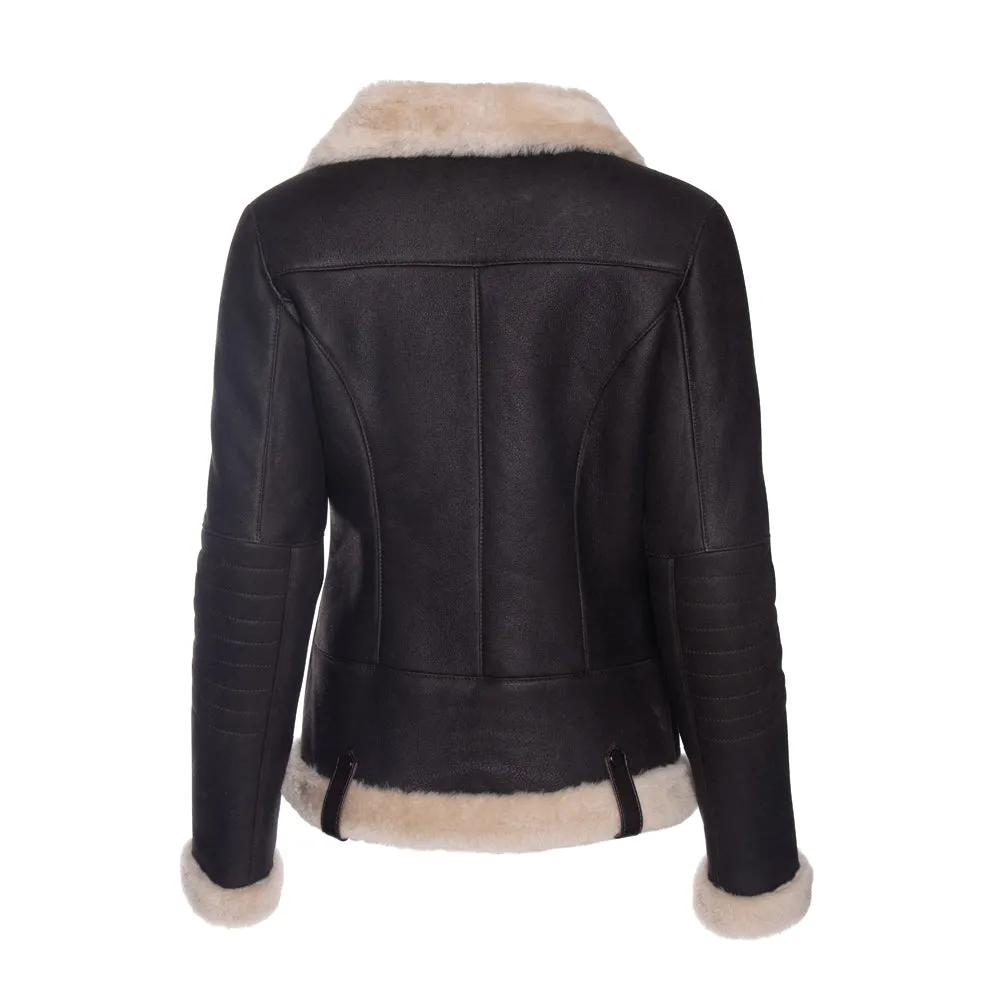 HARLEY Spanish Merino Shearling Sheepskin Moto Jacket