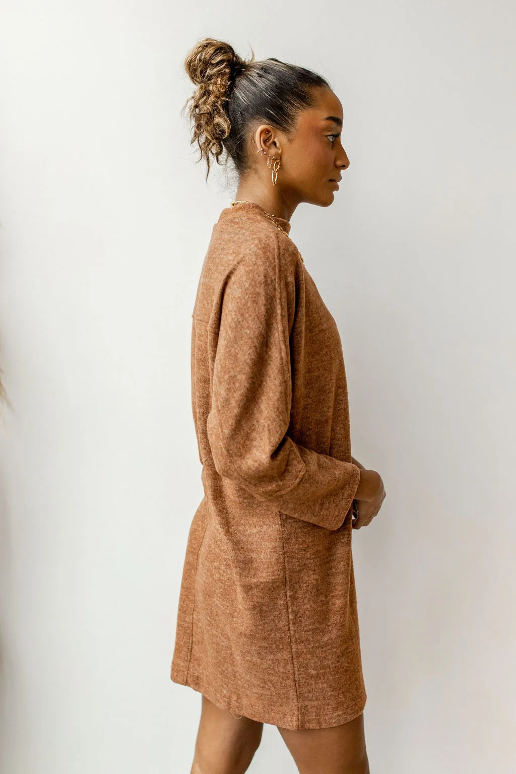 hazelnut sweater dress