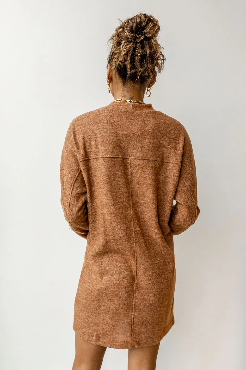 hazelnut sweater dress