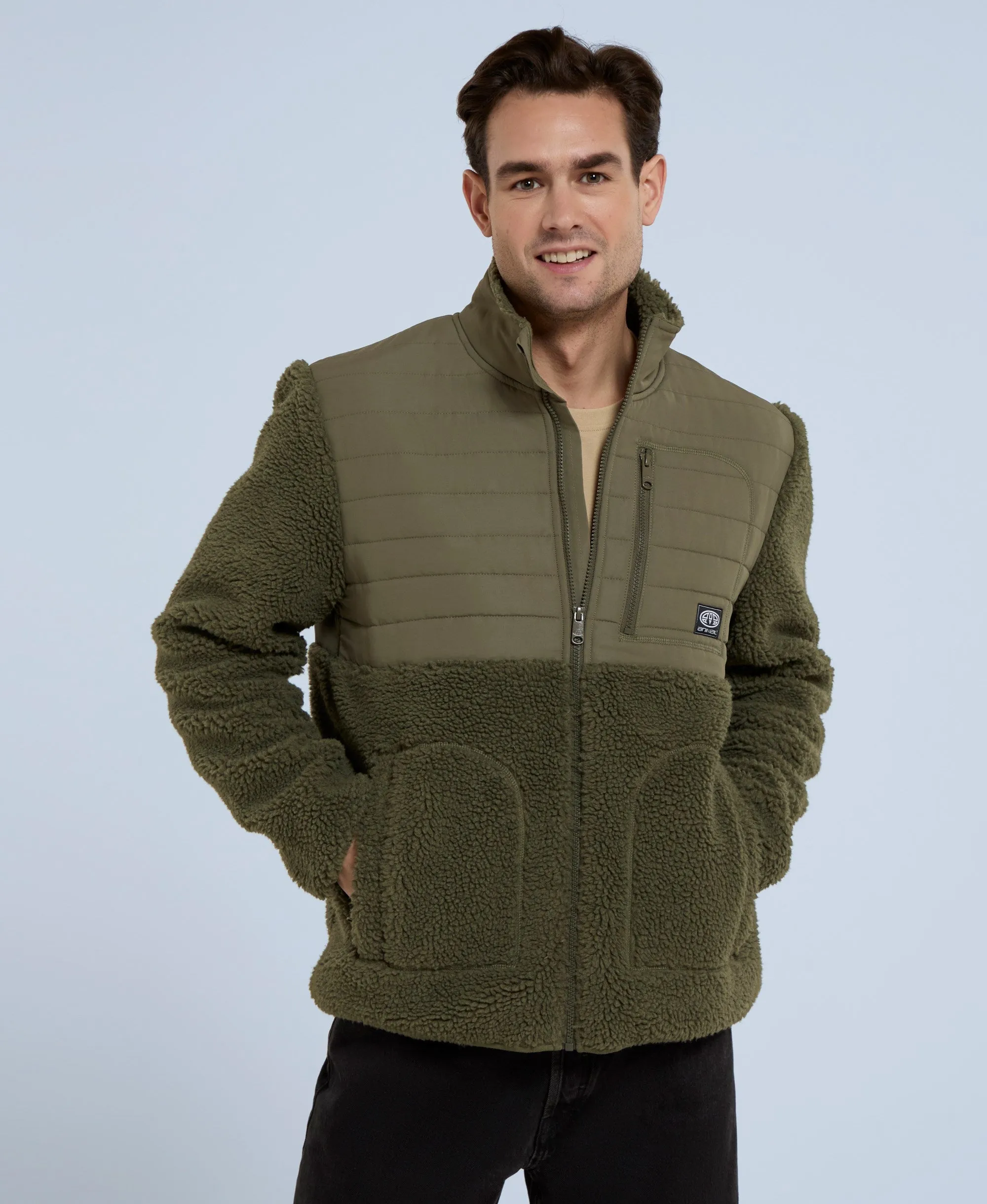 Hennie Mens Borg Jacket - Khaki