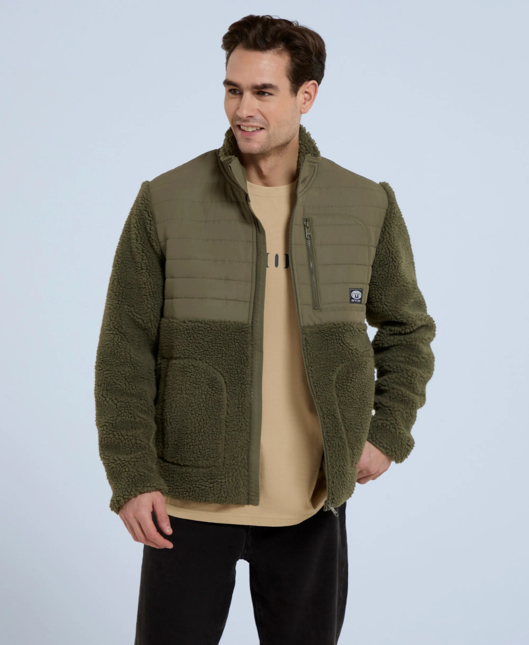 Hennie Mens Borg Jacket - Khaki
