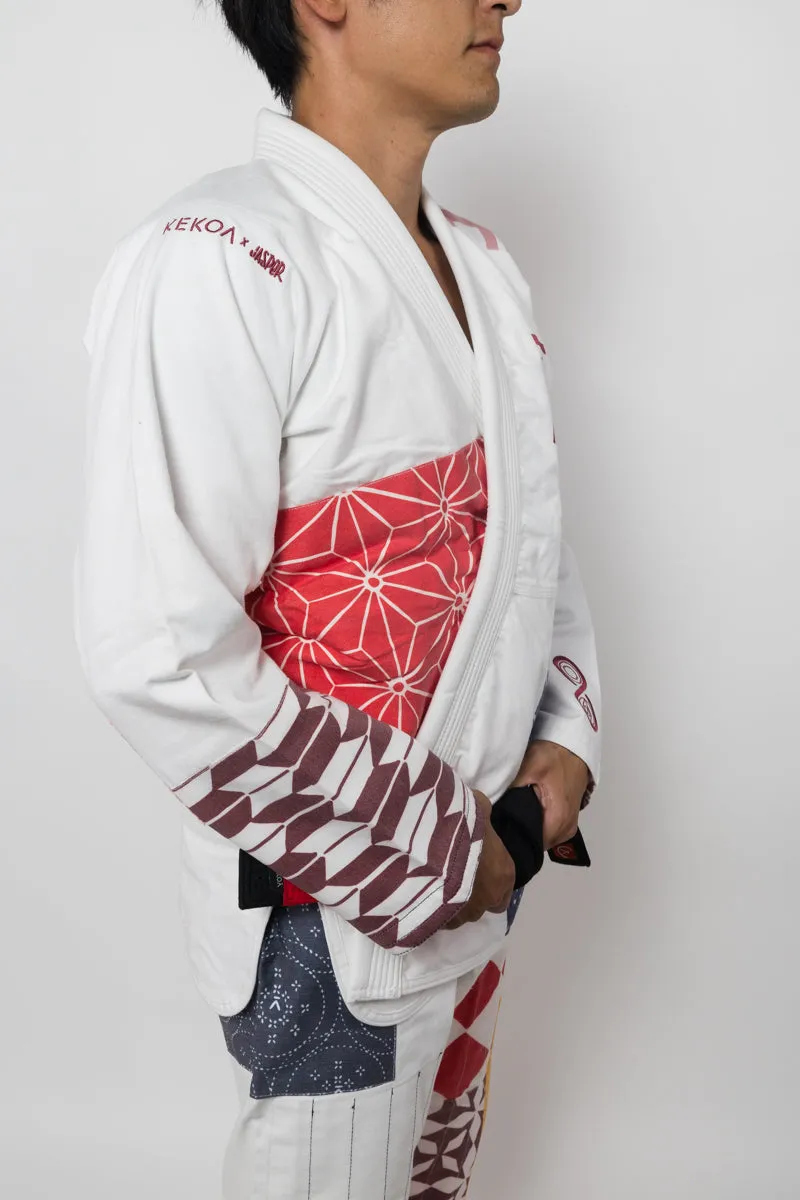JASPER WONG BERIMBORO KIMONO - WHITE