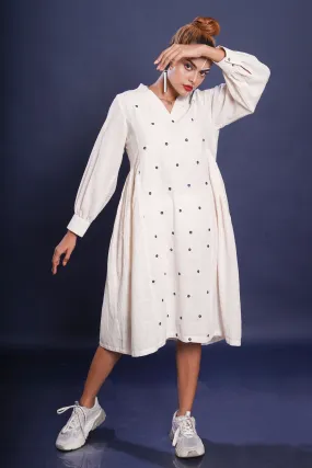 Kala cotton mirror work timeless dress