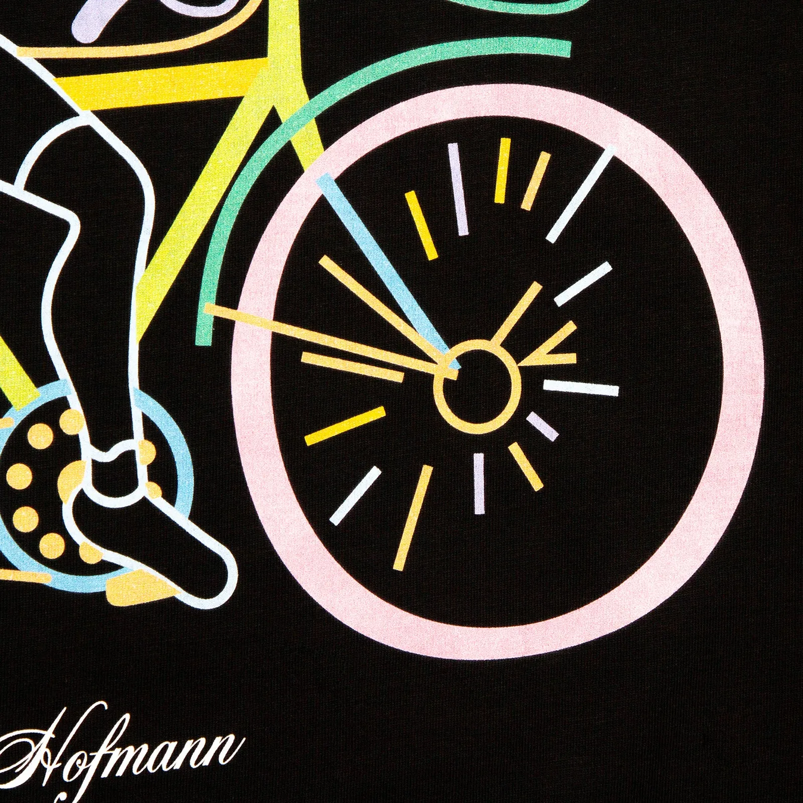 Kaleidoscopic Hofmann Back Print - Tshirt - Black