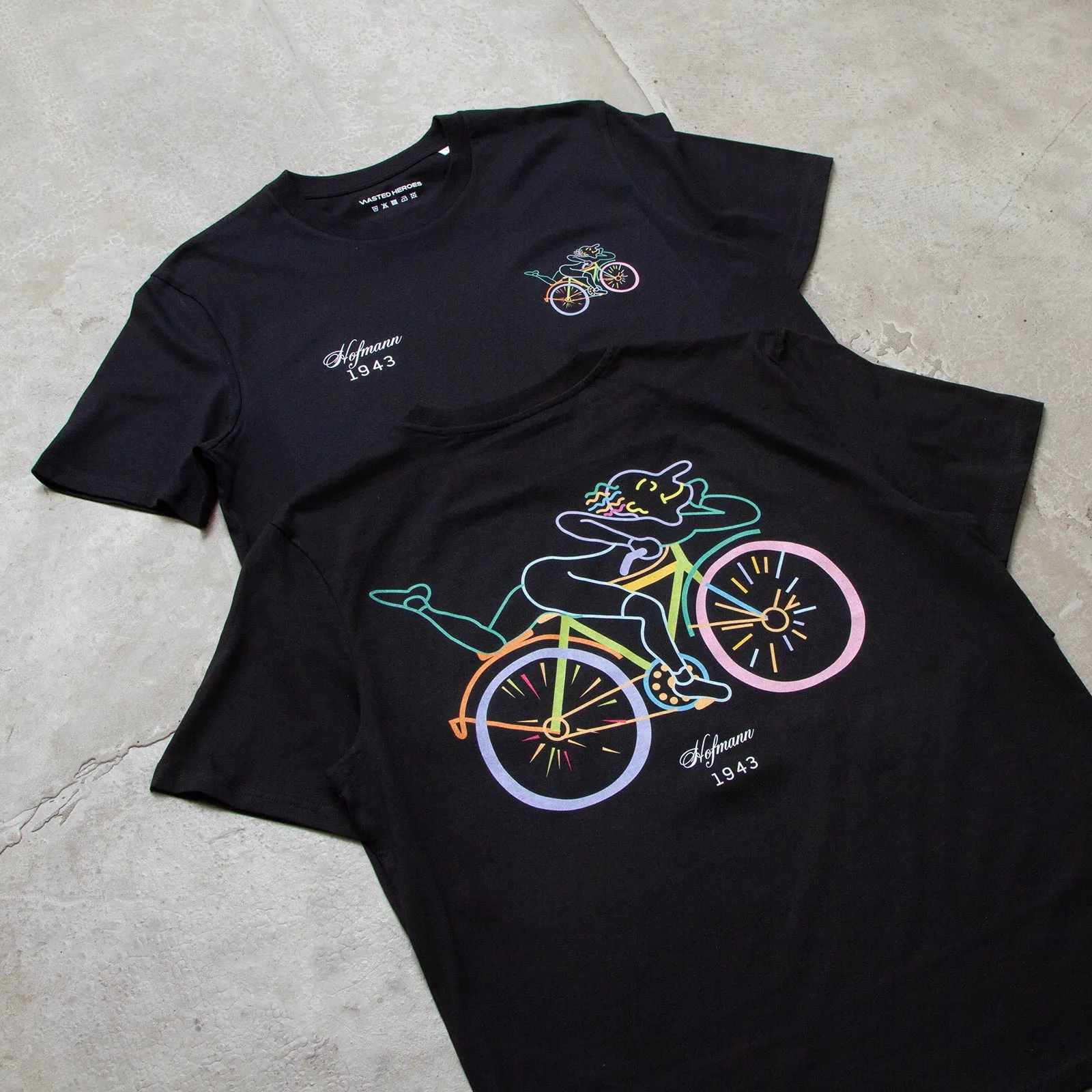 Kaleidoscopic Hofmann Back Print - Tshirt - Black