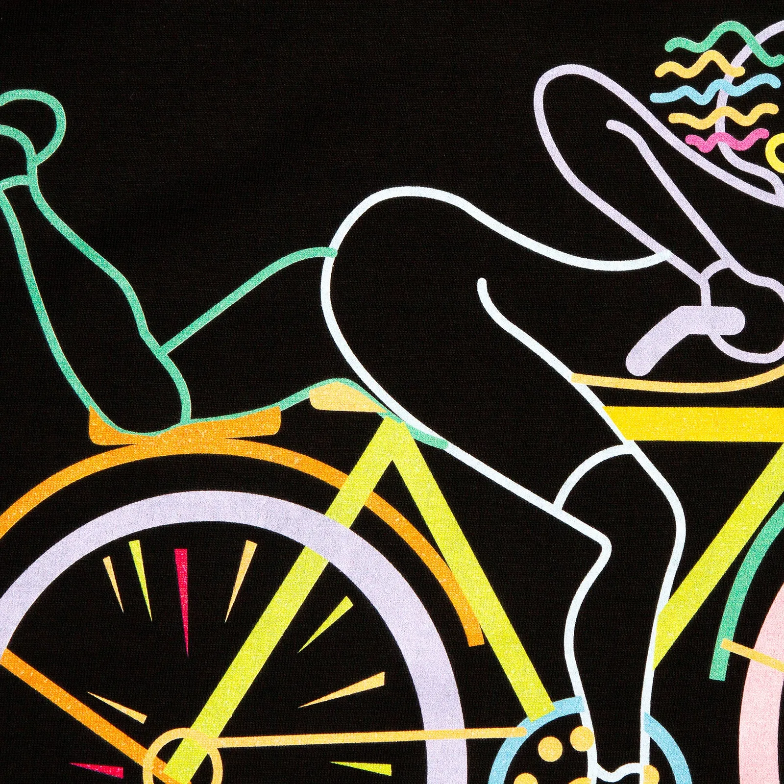 Kaleidoscopic Hofmann Back Print - Tshirt - Black
