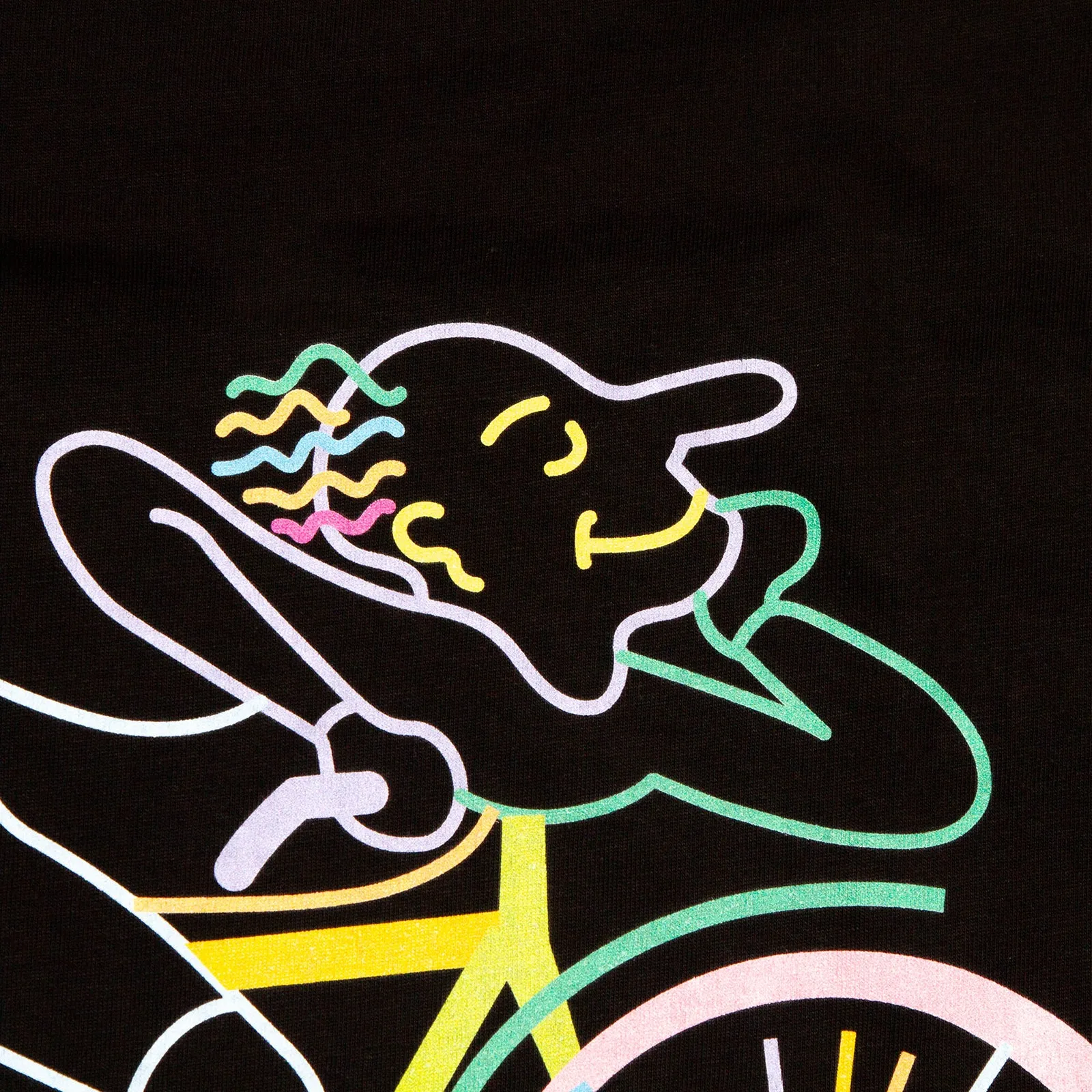 Kaleidoscopic Hofmann Back Print - Tshirt - Black
