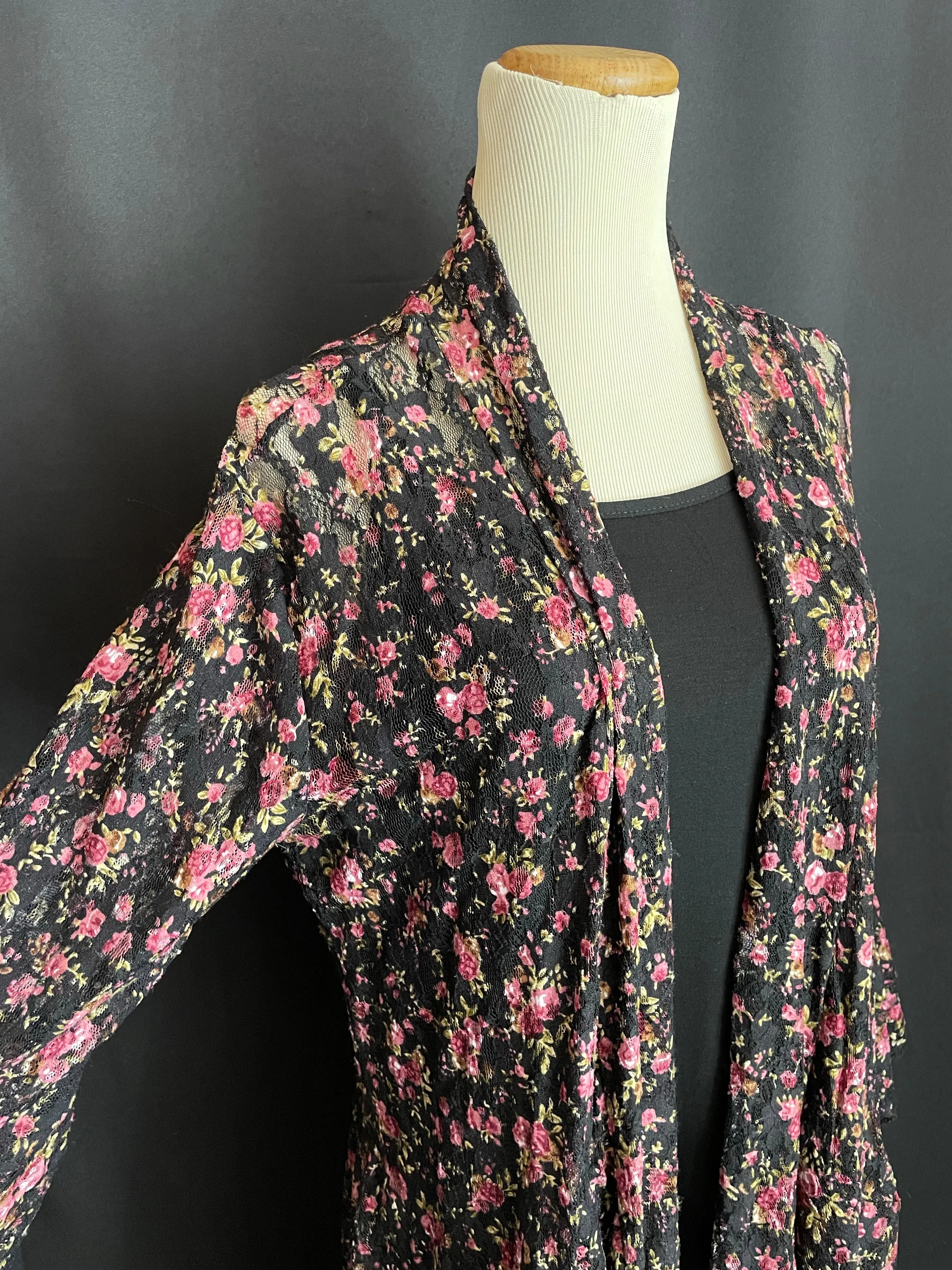Layered Floral Lace Jacket