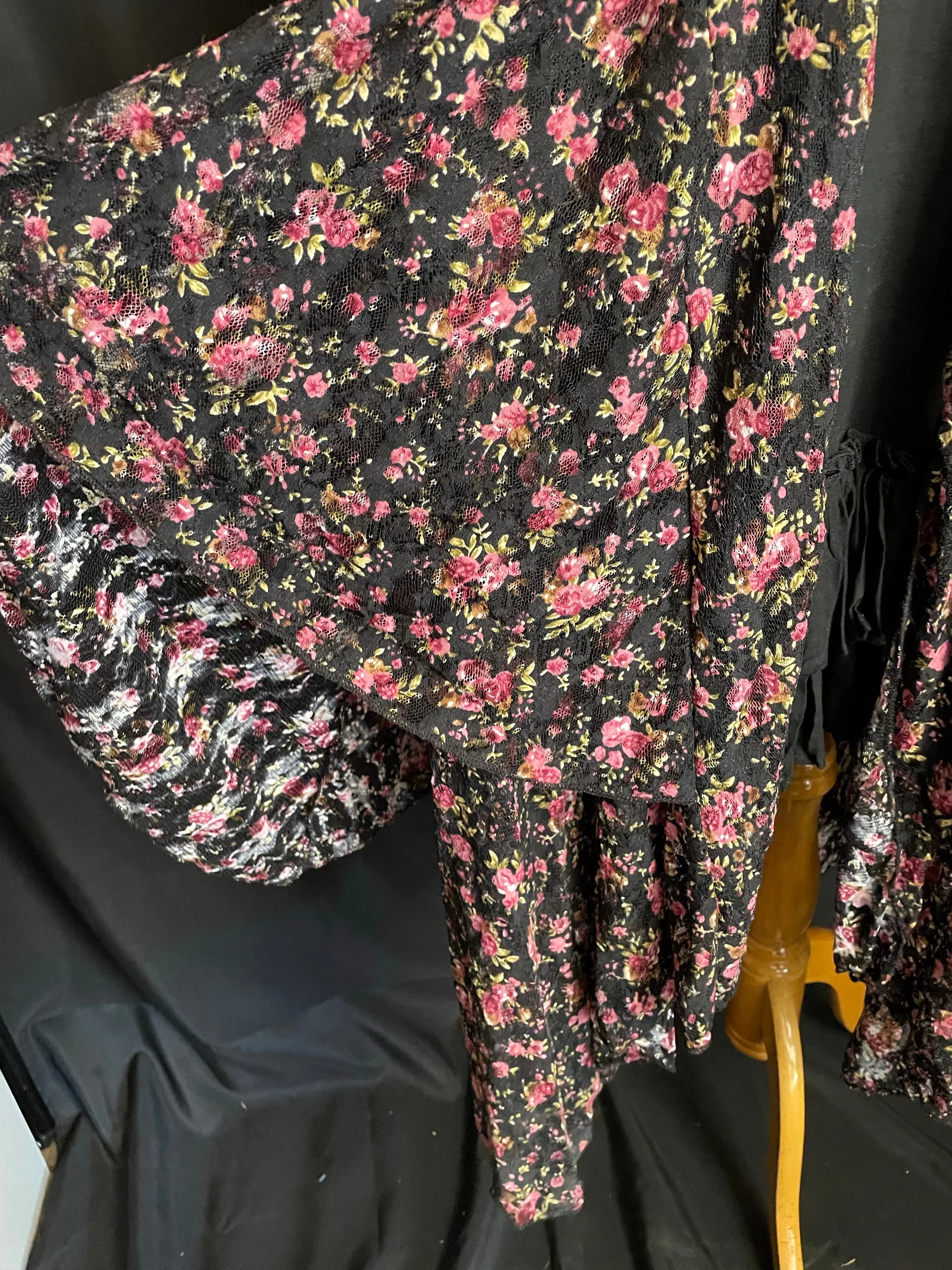 Layered Floral Lace Jacket
