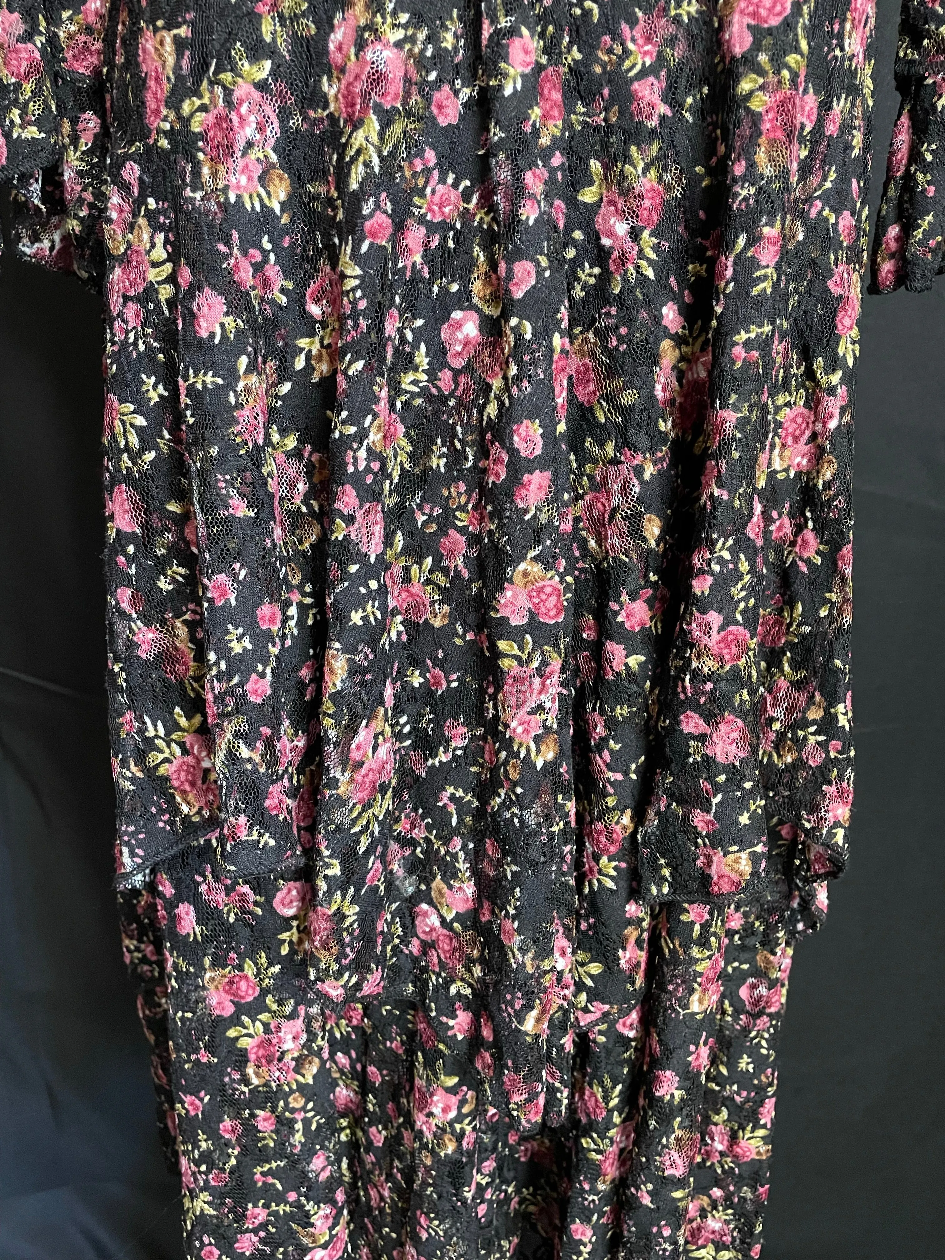 Layered Floral Lace Jacket