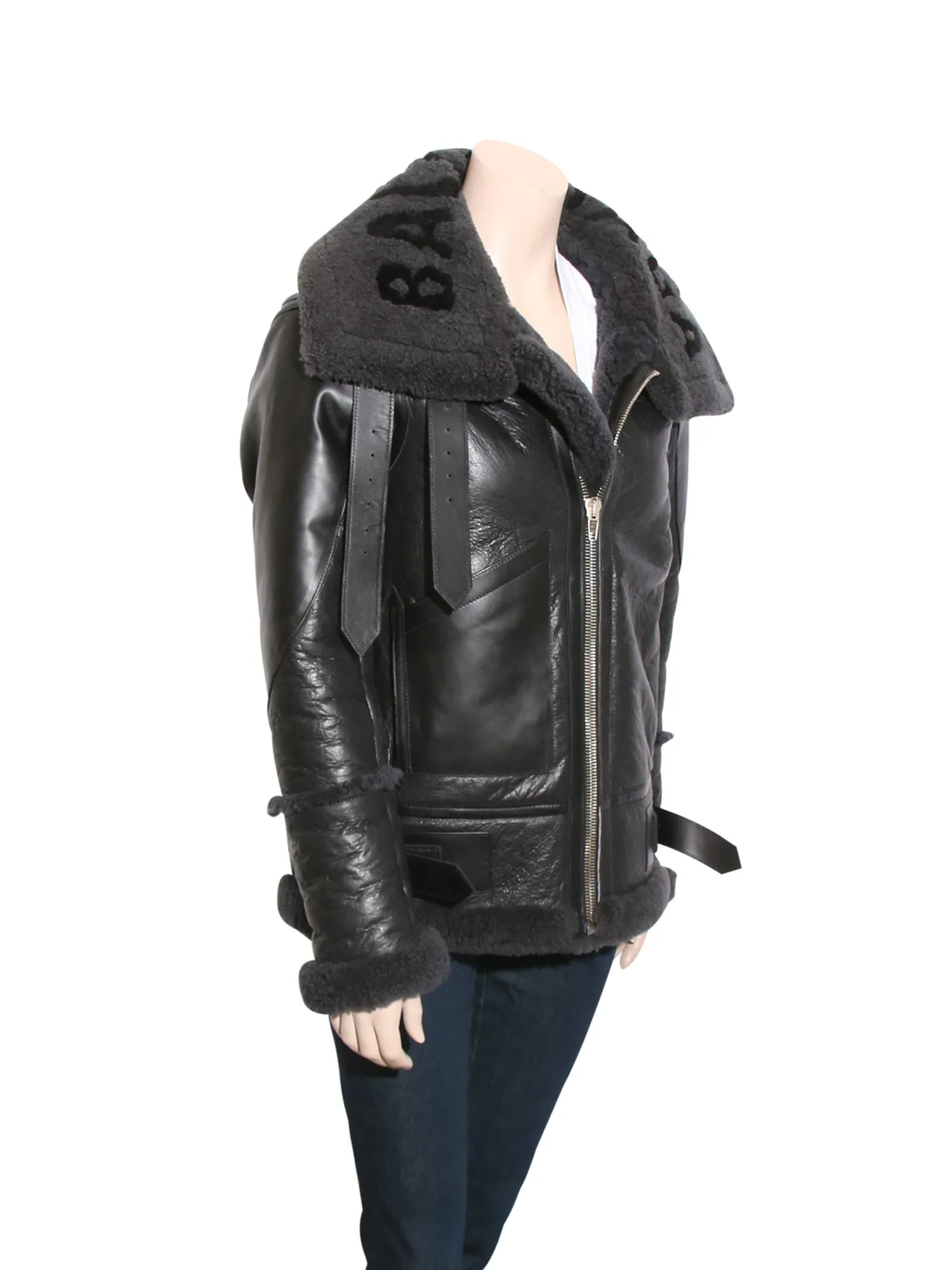 Le Bombardier Oversized Shearling Jacket