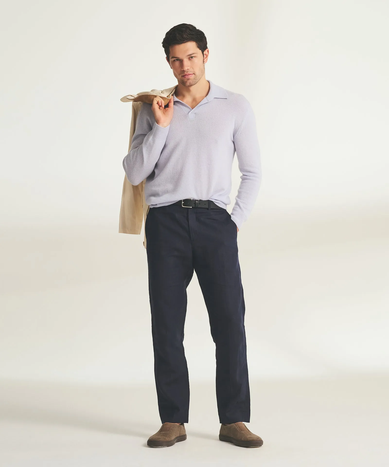 Lightweight Cashmere Relaxed Polo