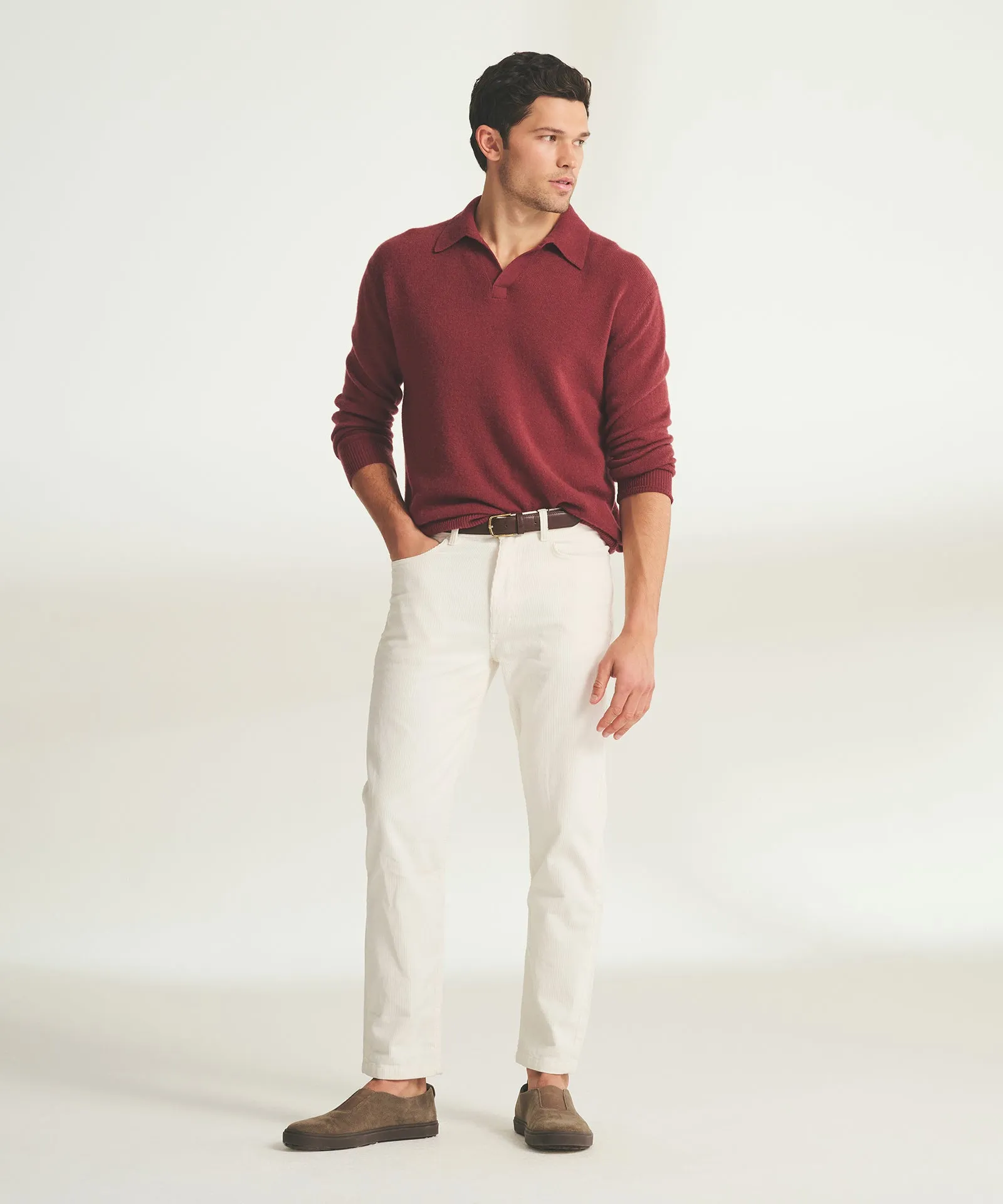 Lightweight Cashmere Relaxed Polo