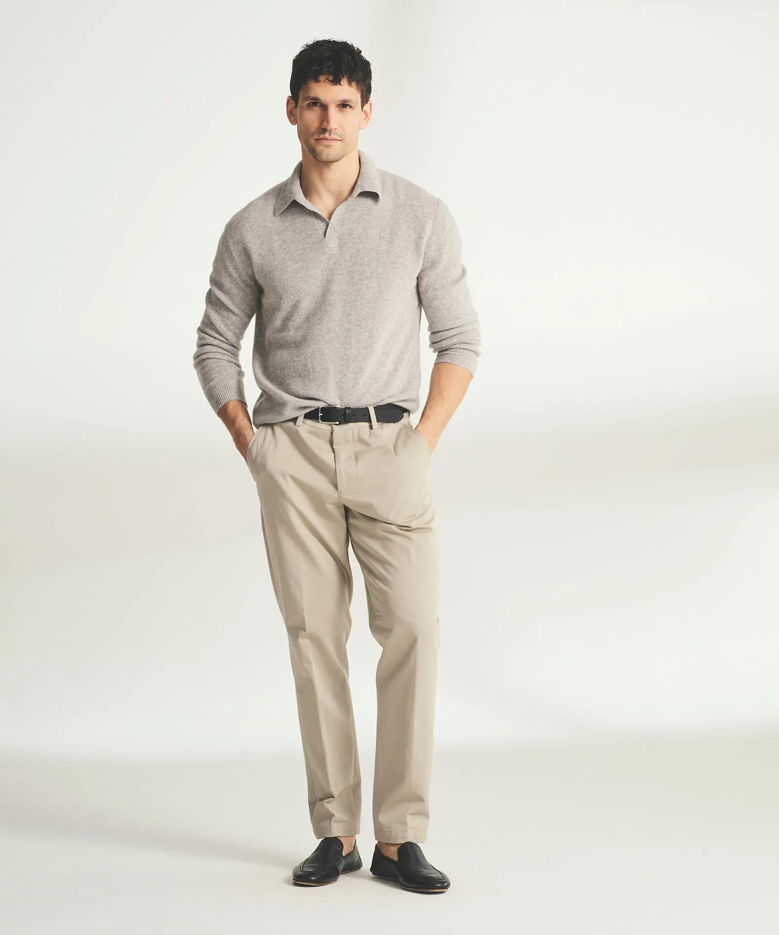 Lightweight Cashmere Relaxed Polo