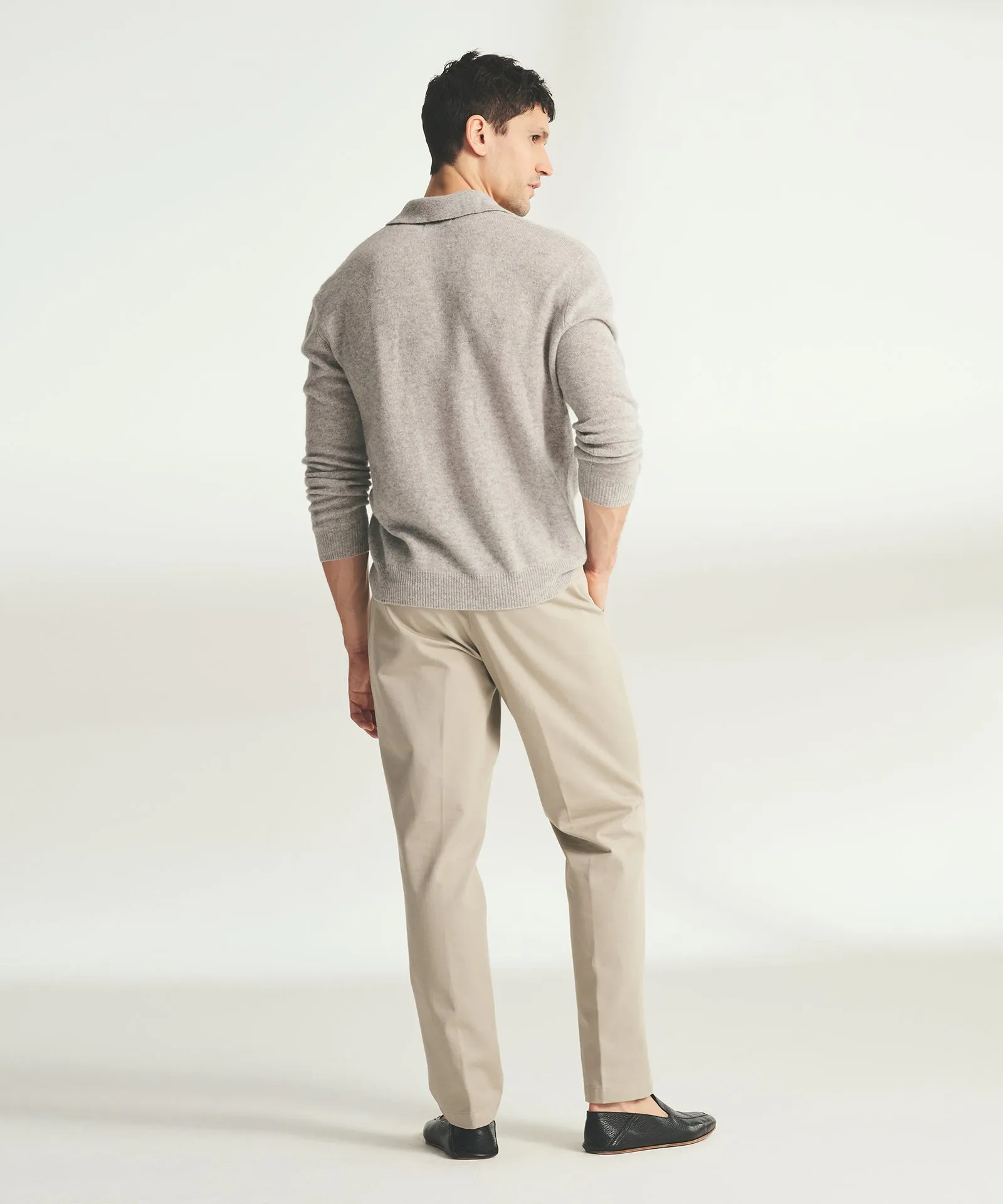 Lightweight Cashmere Relaxed Polo