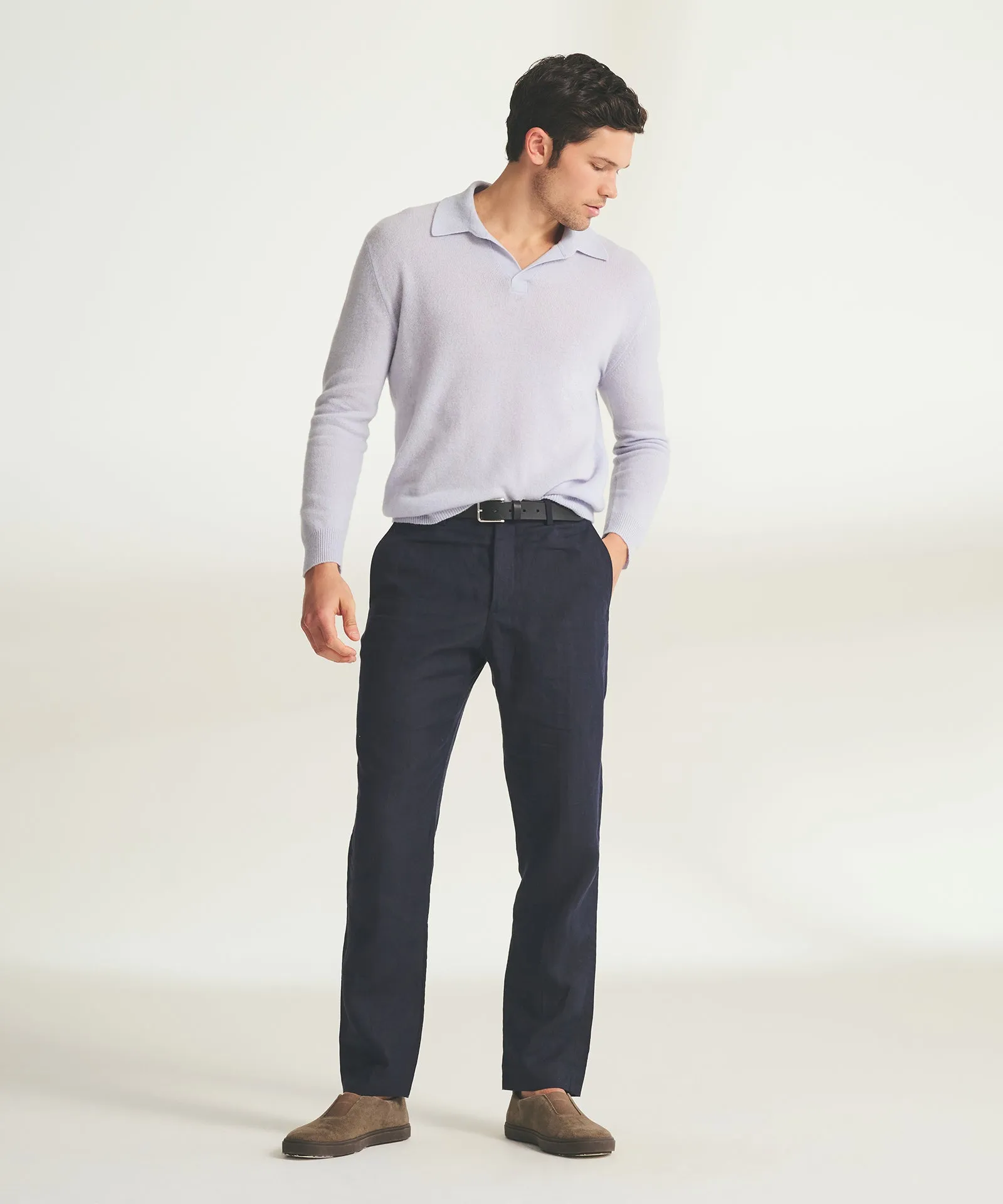 Lightweight Cashmere Relaxed Polo