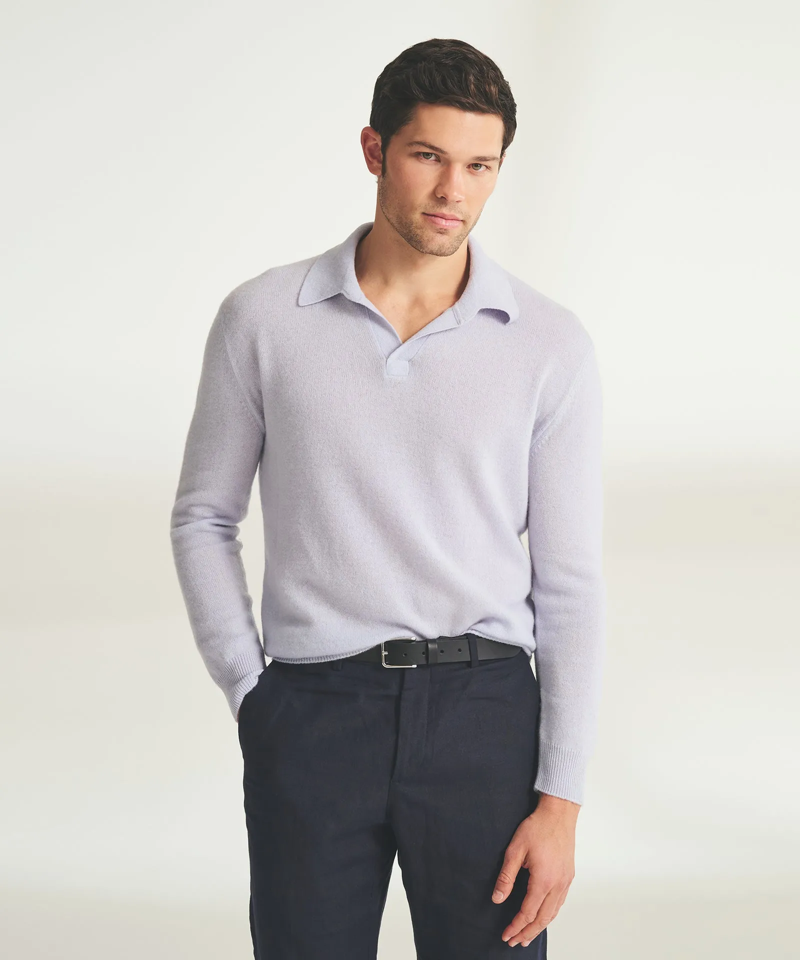 Lightweight Cashmere Relaxed Polo