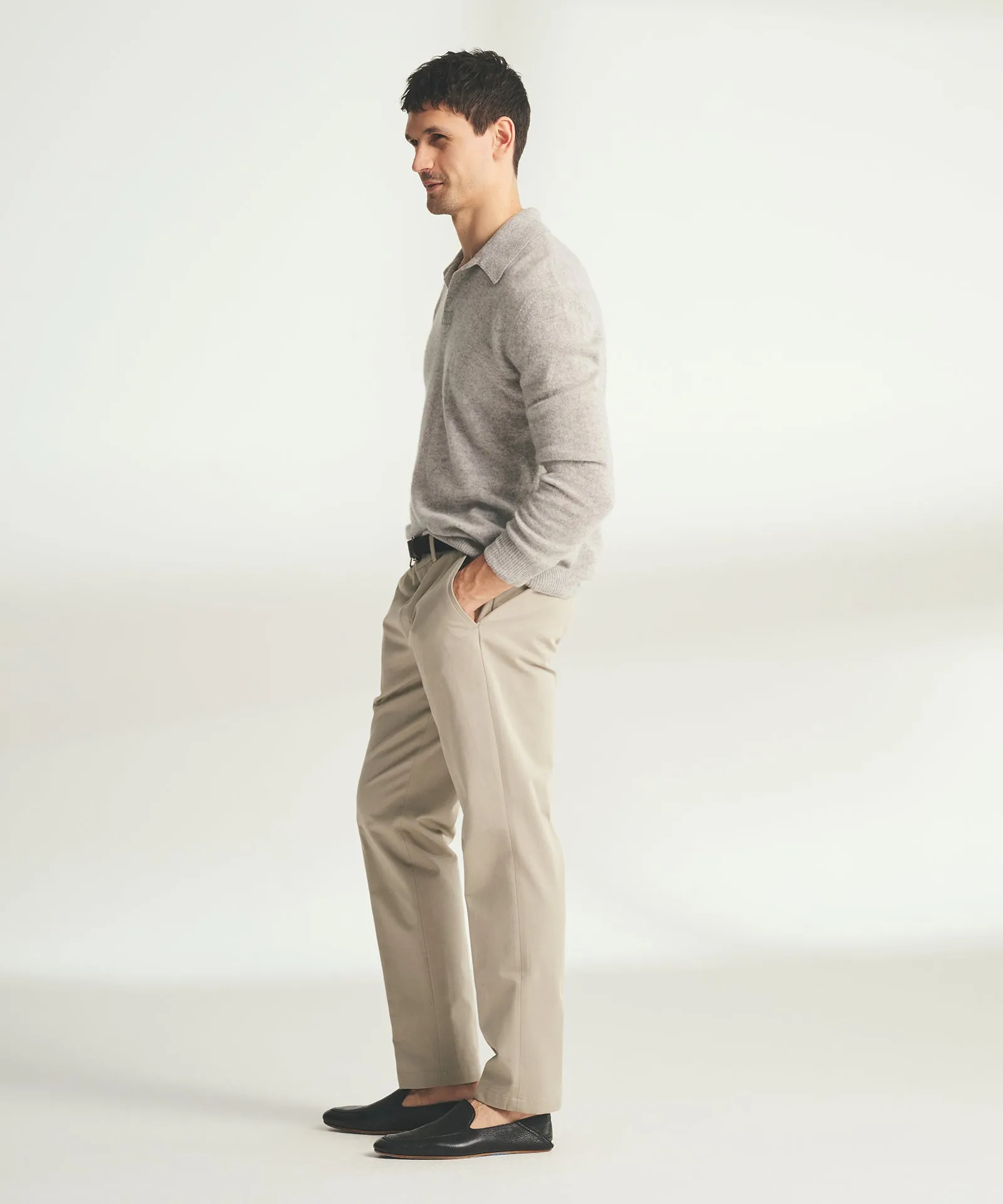 Lightweight Cashmere Relaxed Polo