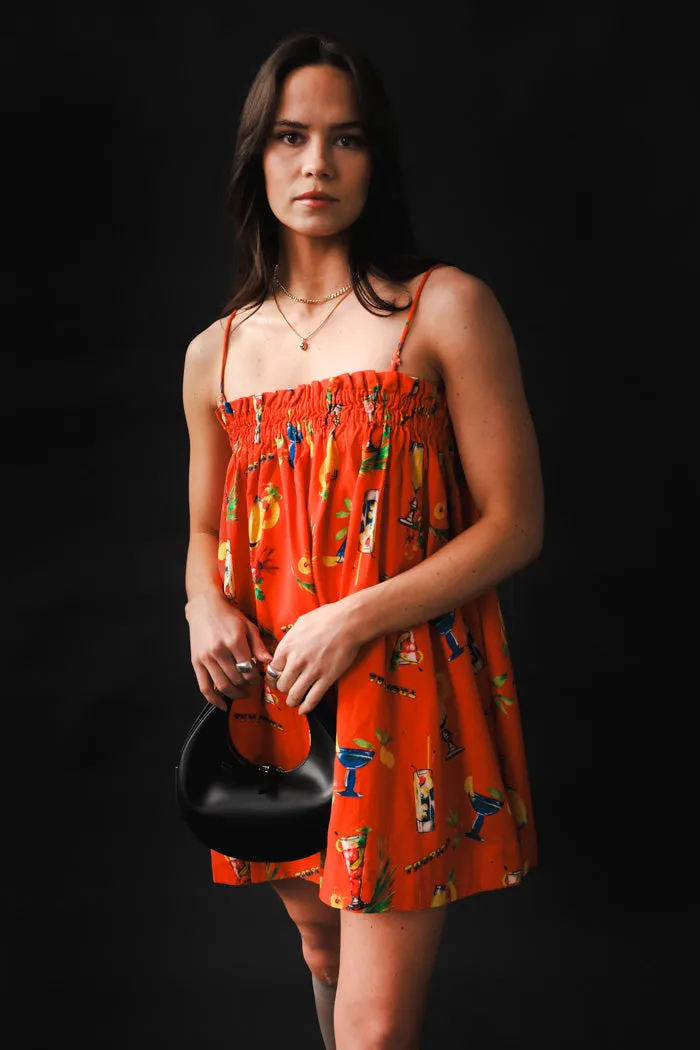 LILA STRAPPY MINI DRESS
