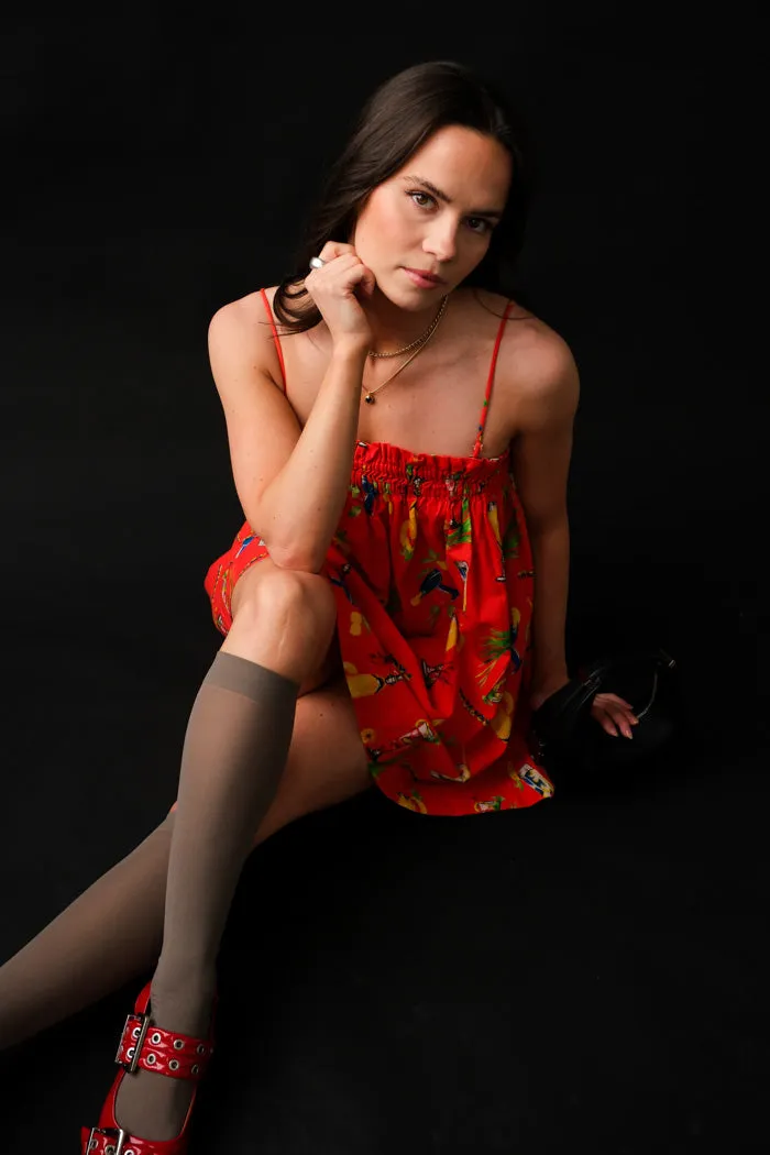 LILA STRAPPY MINI DRESS
