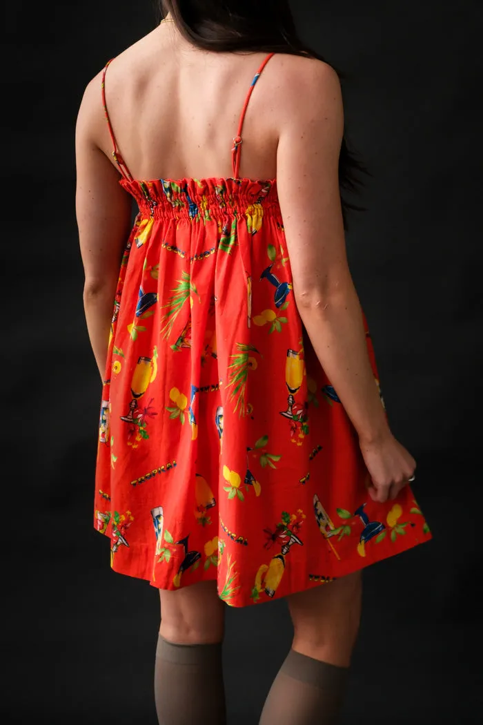 LILA STRAPPY MINI DRESS