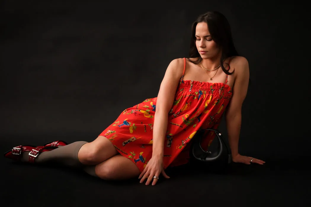 LILA STRAPPY MINI DRESS
