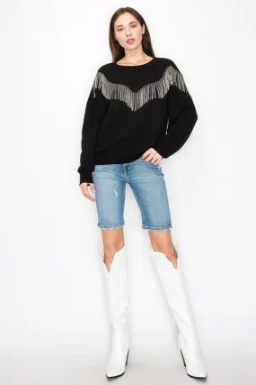 Linda Tassel Sweater