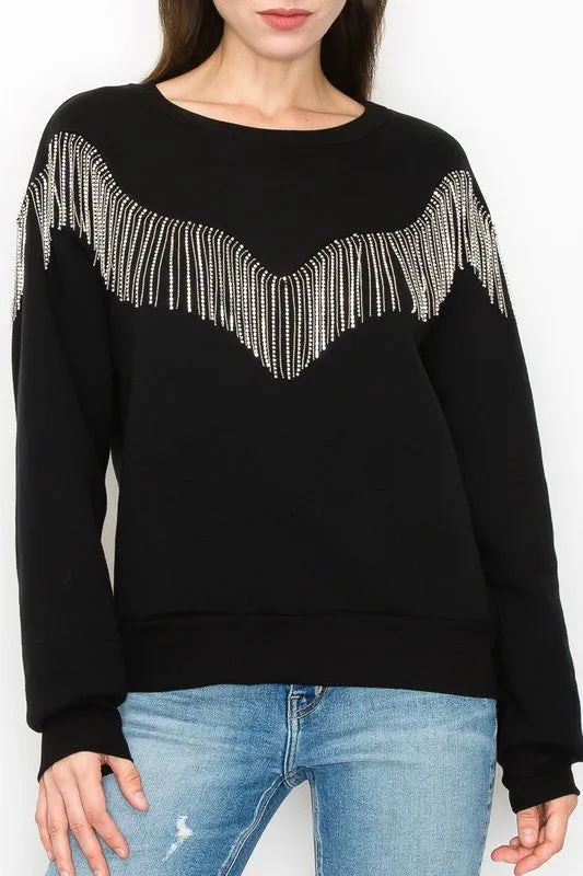 Linda Tassel Sweater