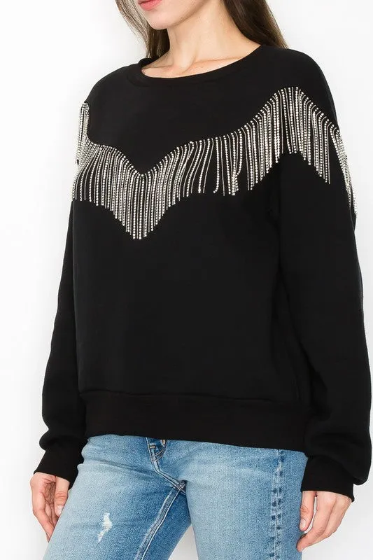 Linda Tassel Sweater
