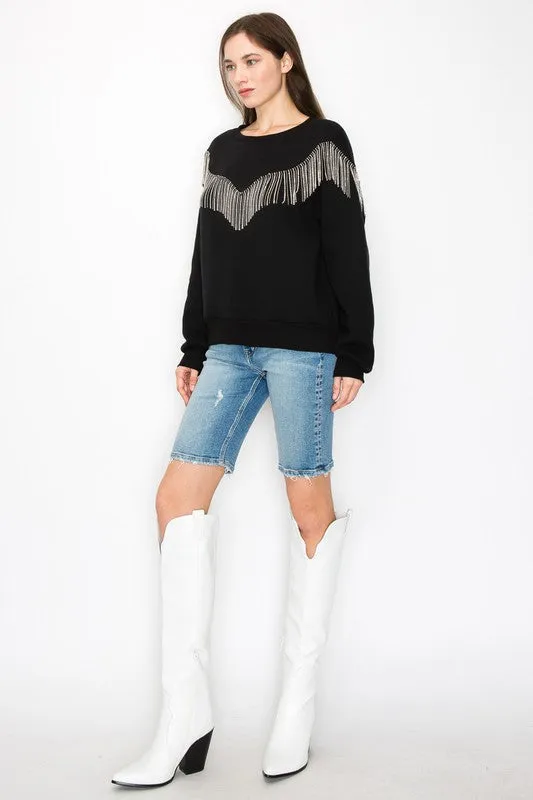 Linda Tassel Sweater