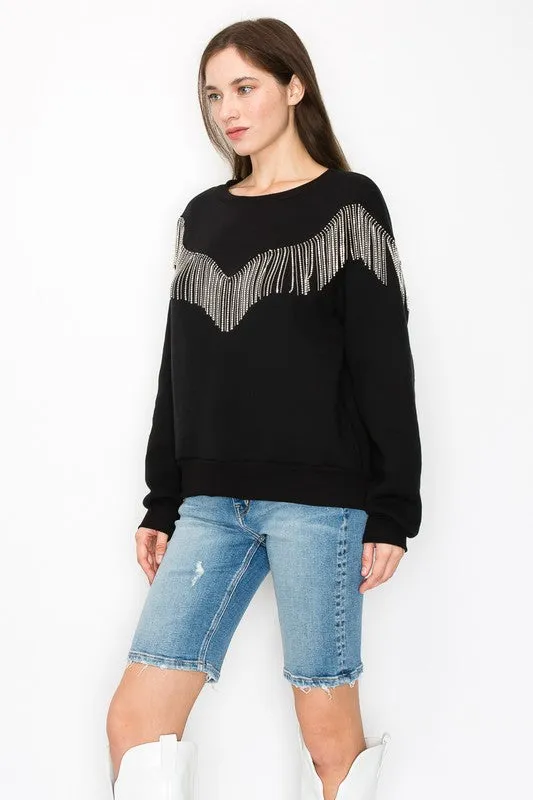 Linda Tassel Sweater