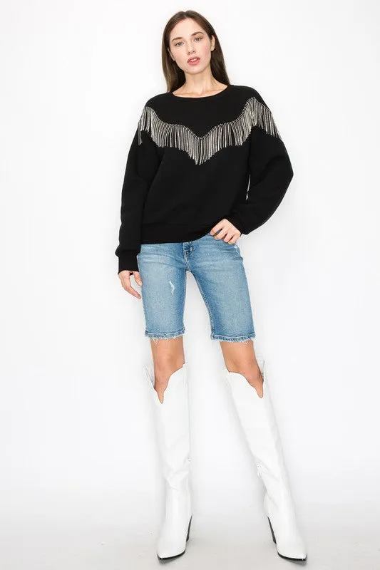 Linda Tassel Sweater