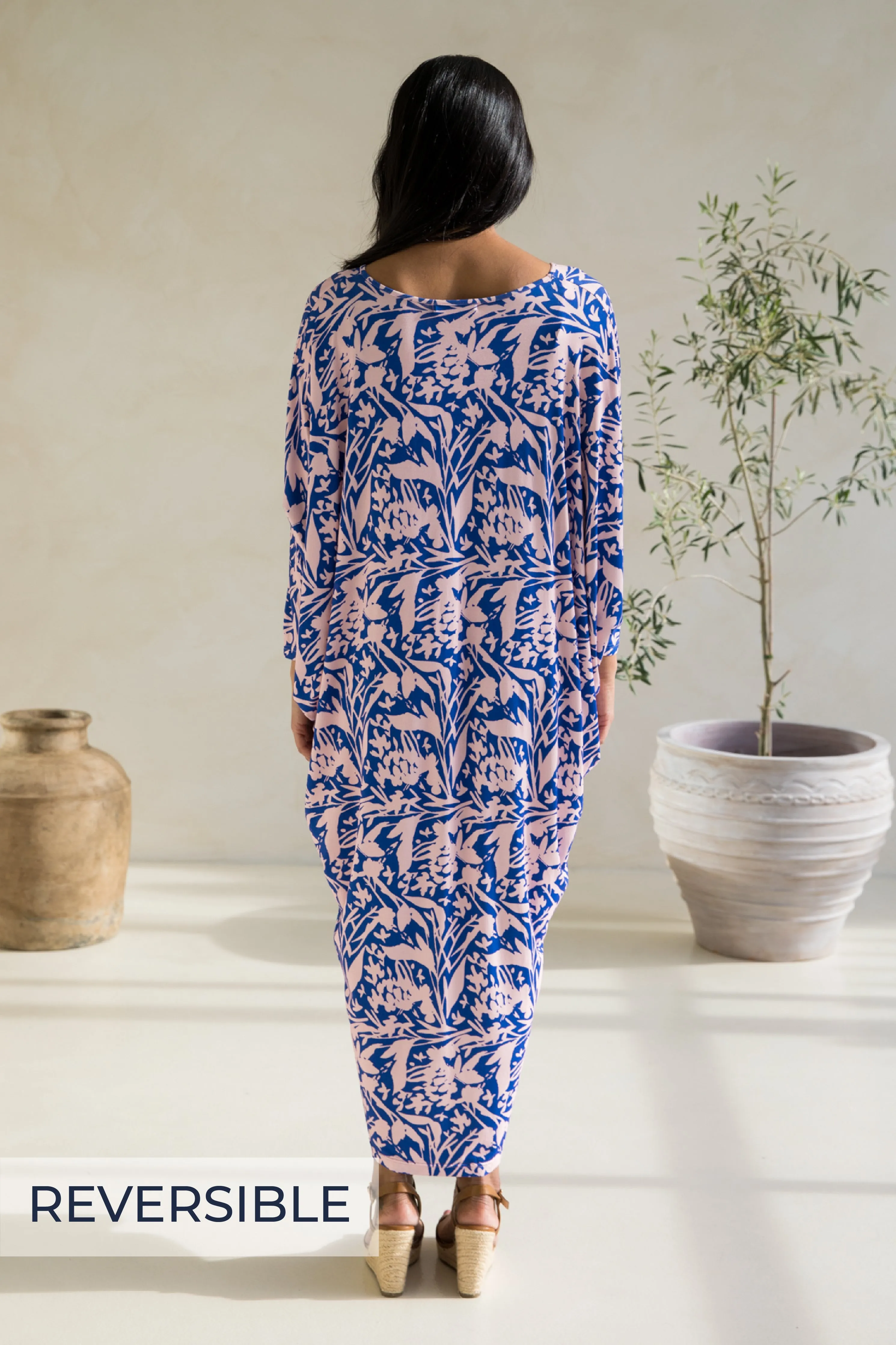 Long Sleeve Maxi Miracle Dress in Full Bloom
