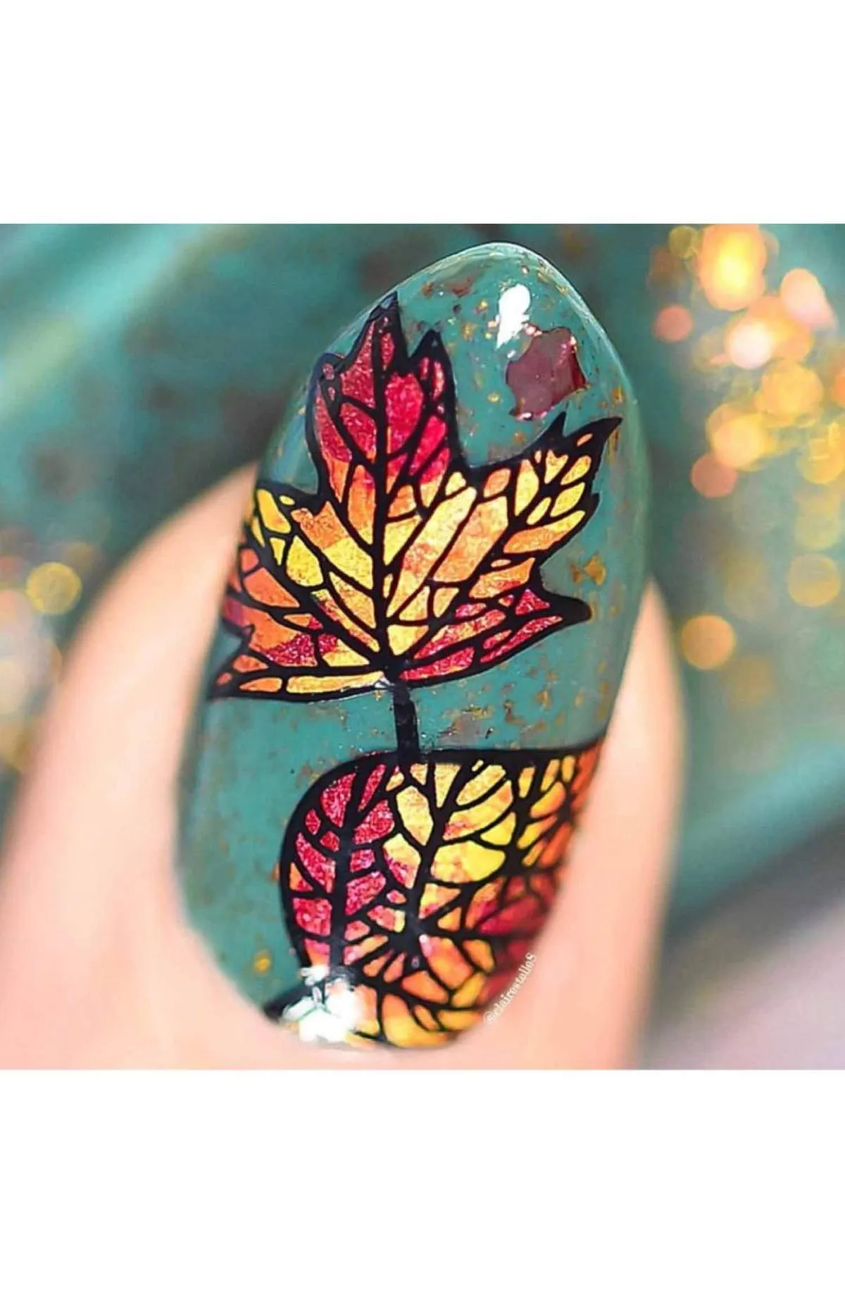 Lovely Leaves 4 - Uber Chic Stamping Plate