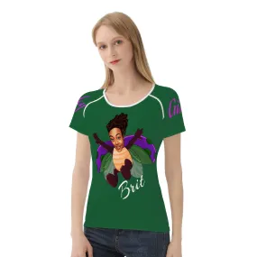 Lucky Girls by Brit Women's All-Over Print T shirt