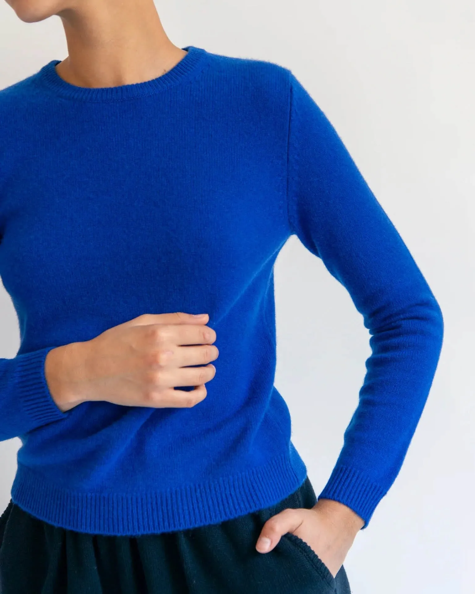 Lulu Cashmere Sweater in Blue