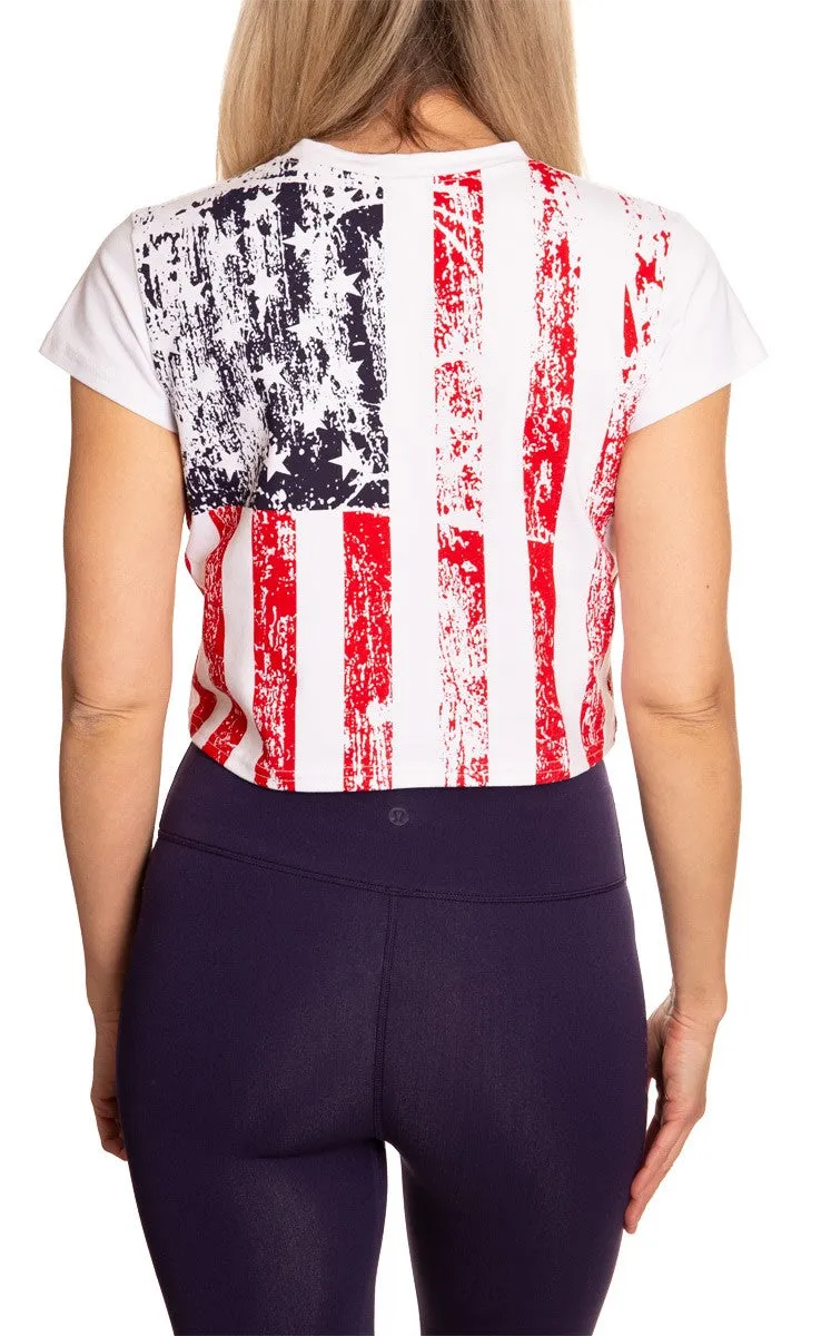 Make America Love Again Crop Top for Women