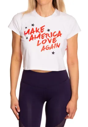 Make America Love Again Crop Top for Women