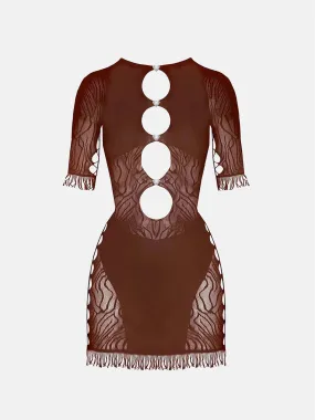 Miranda Dress Old Money Brown