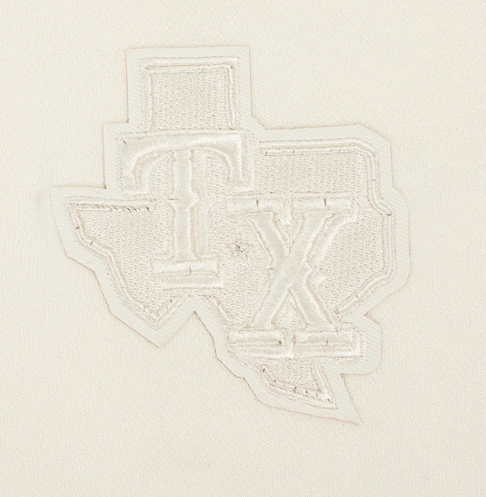 MLB TEXAS RANGERS NEUTRAL WOMEN'S CREWNECK (EGGSHELL)