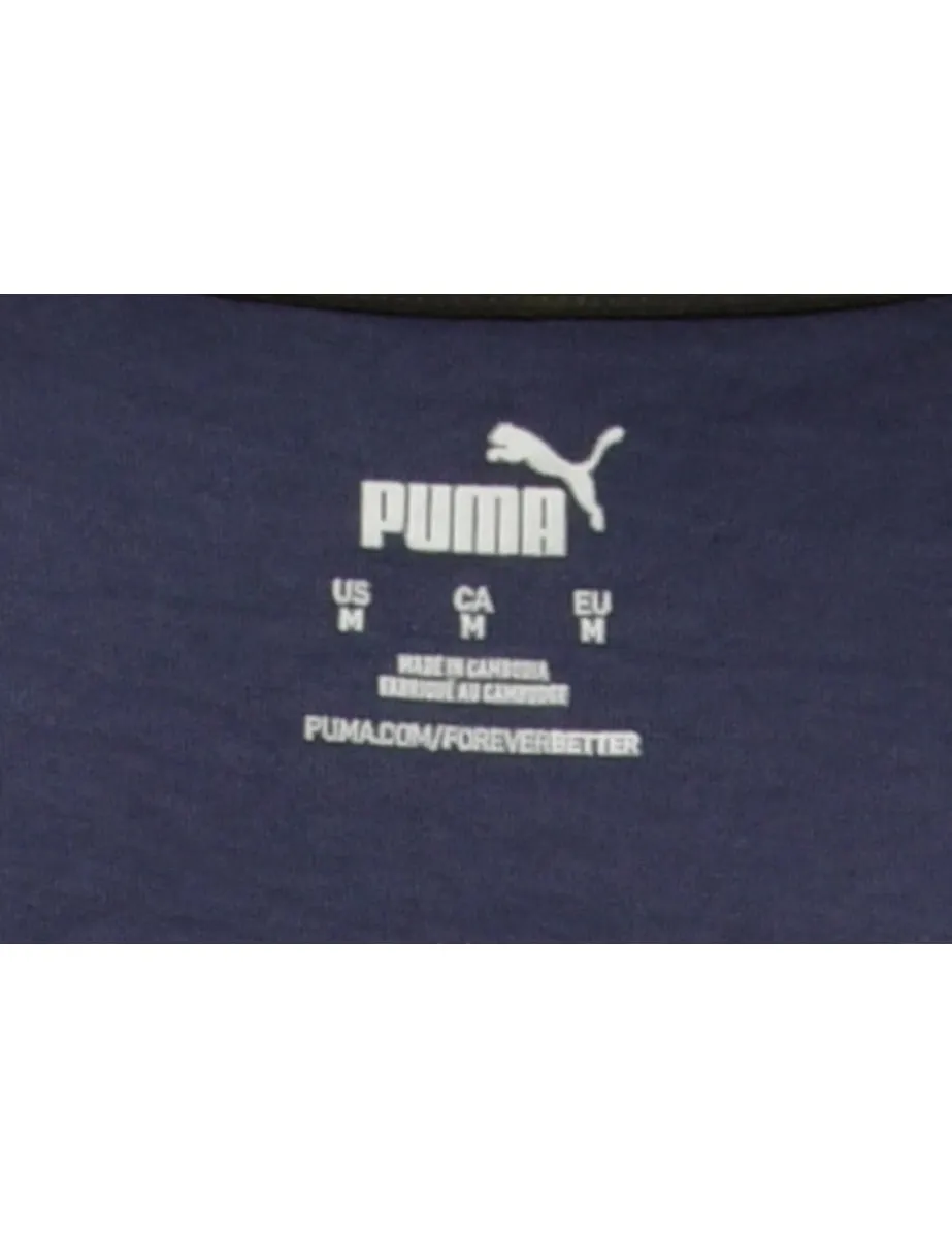 Navy Puma Printed T-shirt - M