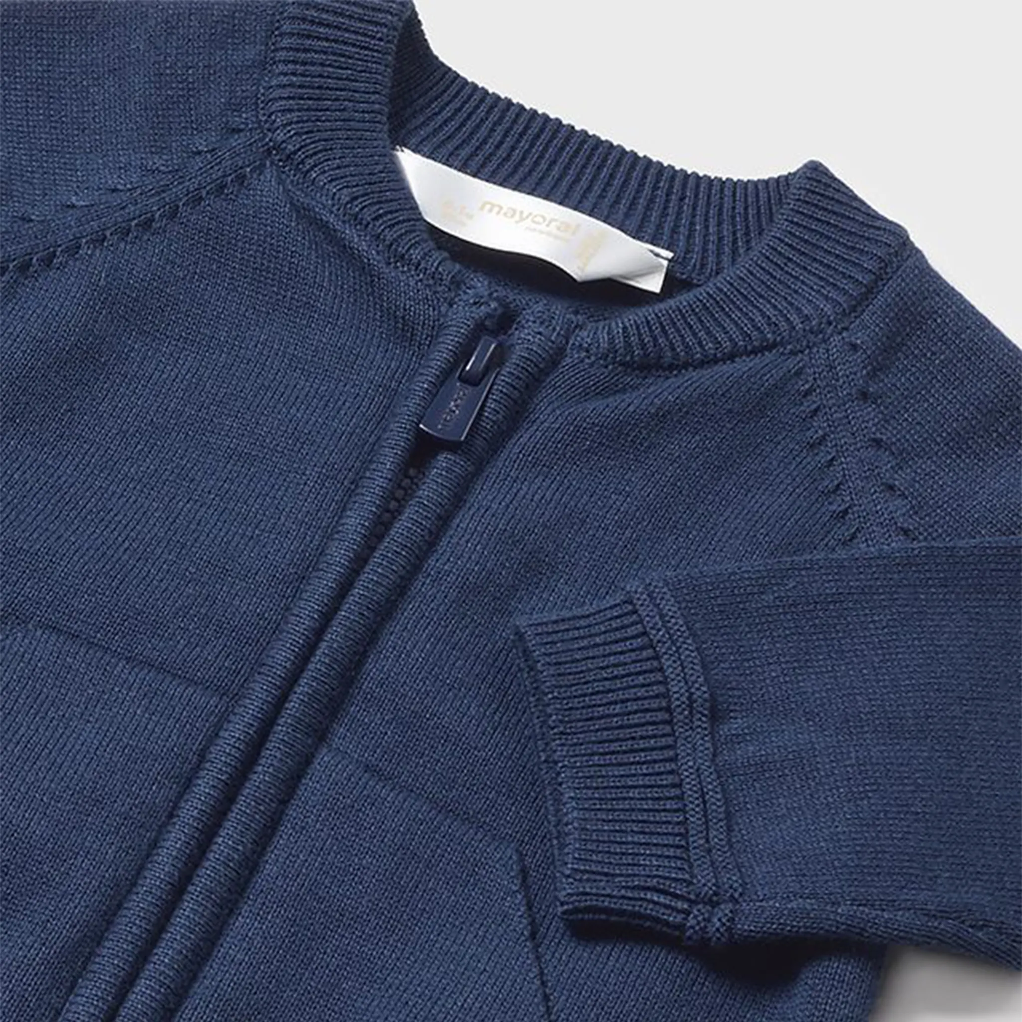 Newborn Zippered Sweater For Boys