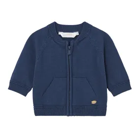 Newborn Zippered Sweater For Boys