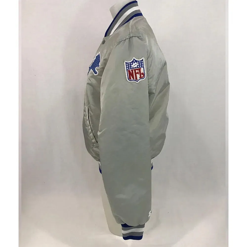 NFL Detroit Lions Satin Jacket With Unique Style Men and Women