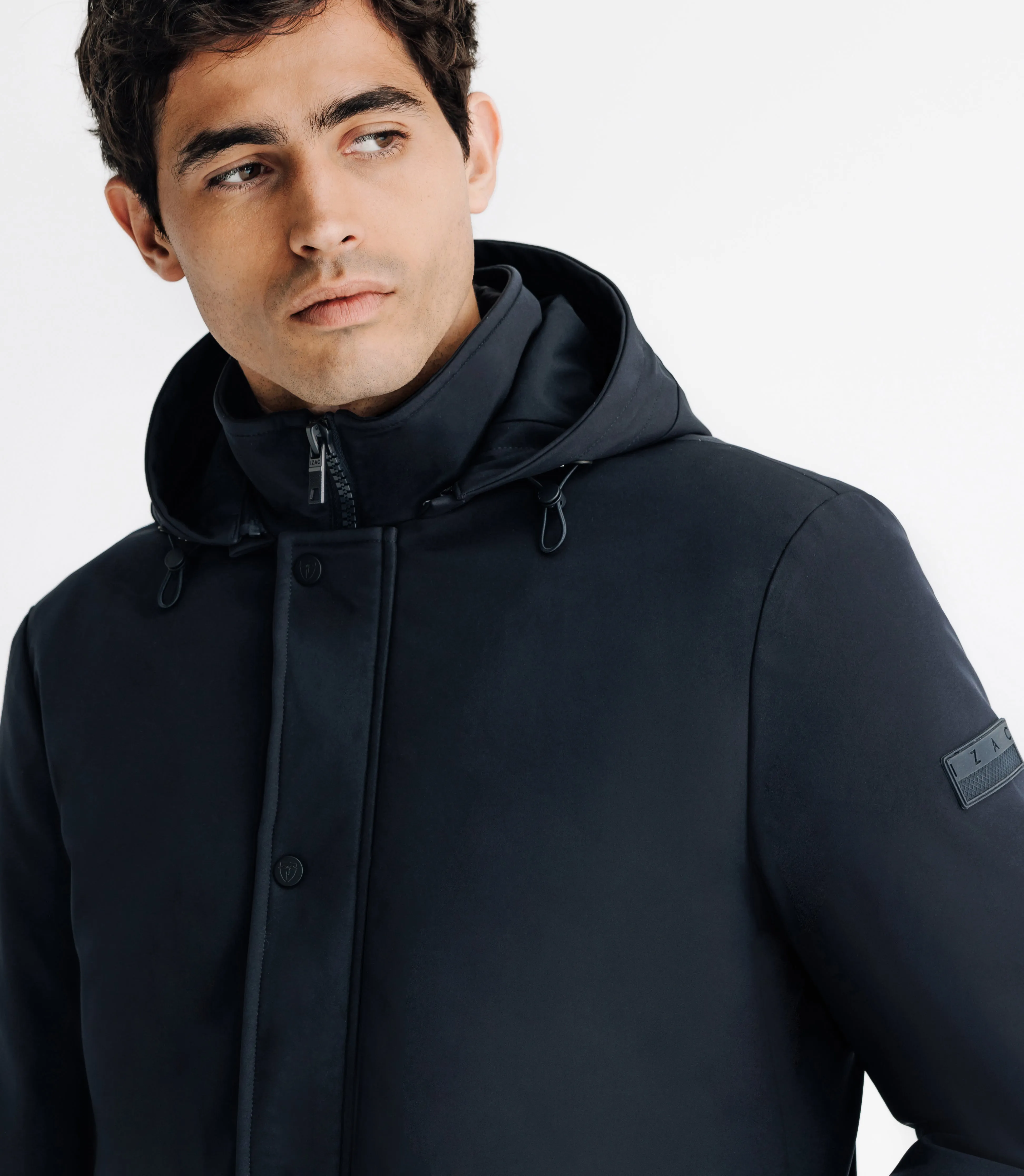 Parka avec patch marine