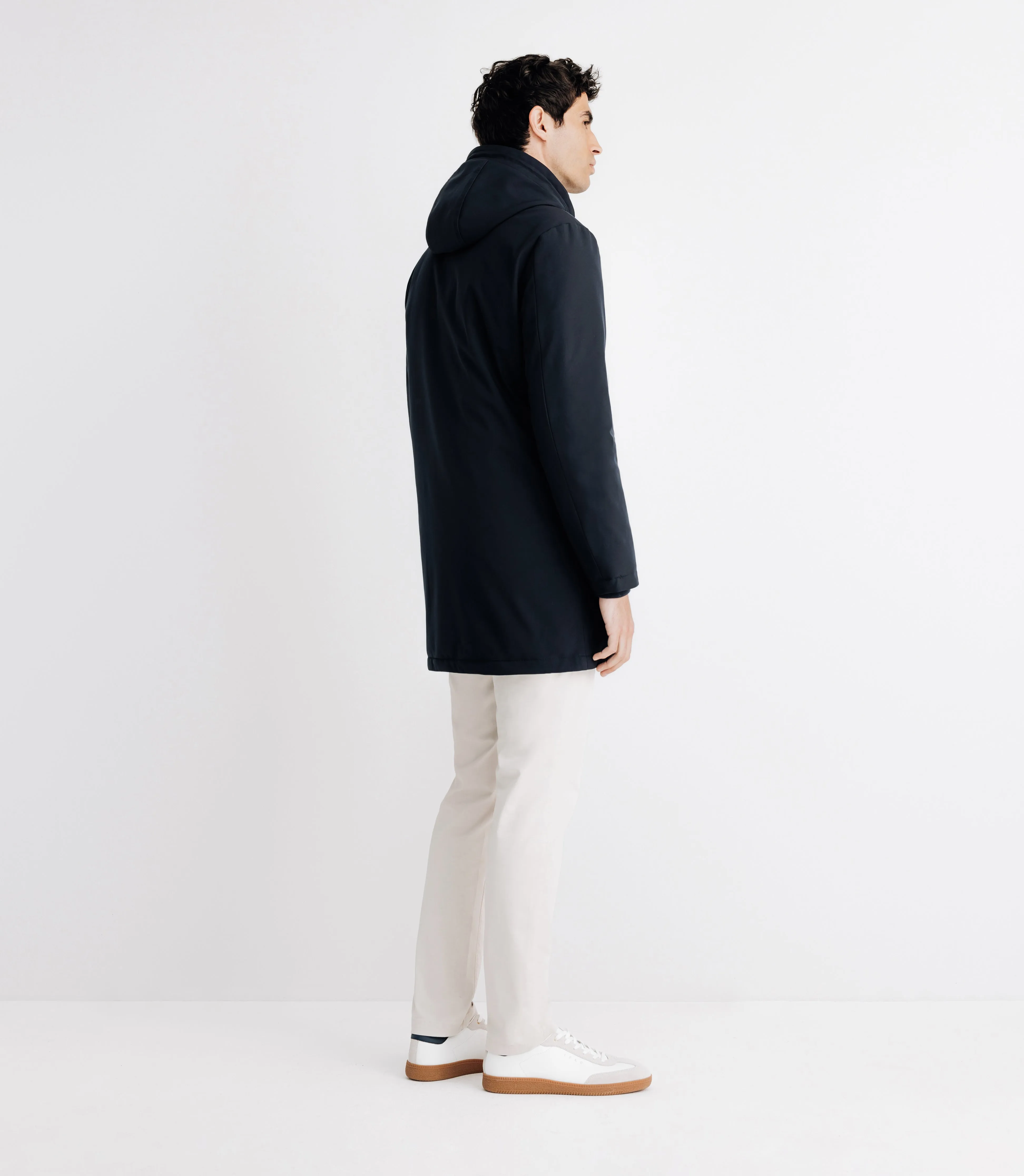 Parka avec patch marine