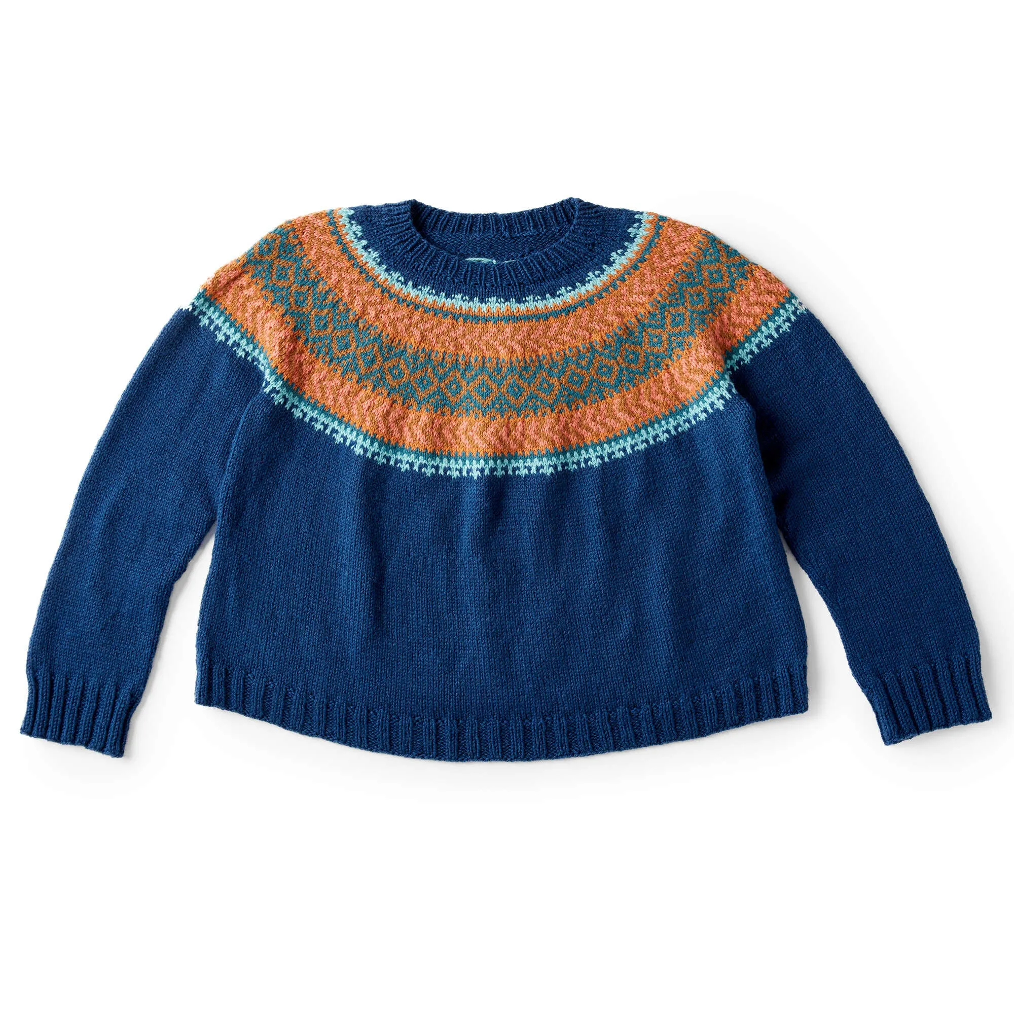 Patons Cumberland Knit Yoke Sweater