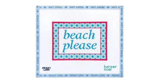 Penny Linn Harper Noel Designs Beach Please Blue