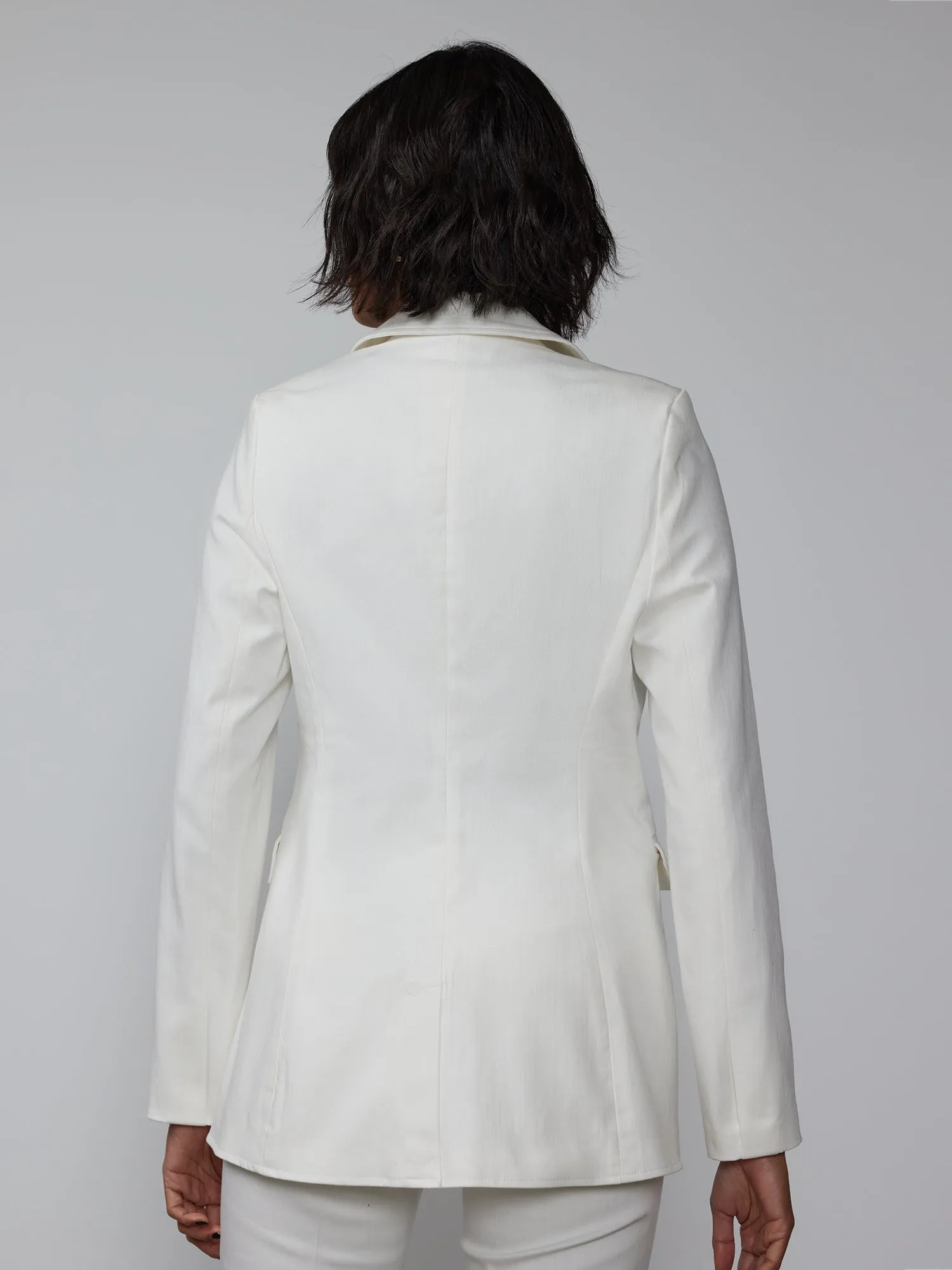 Petite Notch Lapel Sculpted Blazer