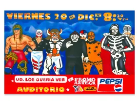 PROMO AZTECA MURAL POSTER